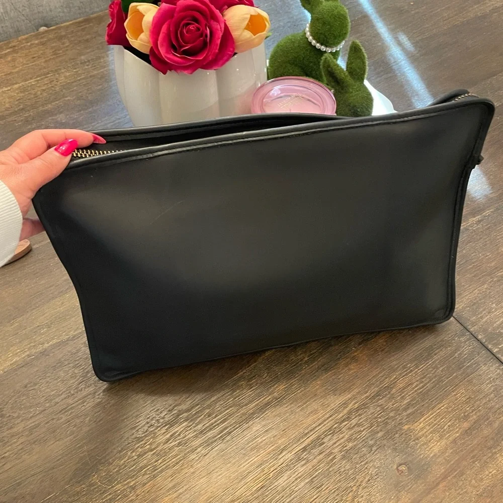 XL vintage Coach zip portfolio leather document laptop bag 5225 black - Picture 3 of 10